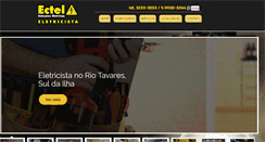 Desktop Screenshot of ectel.com.br